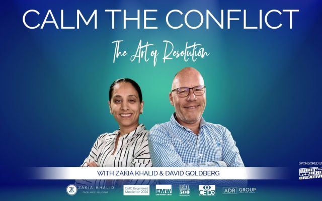 Calm the conflict poster